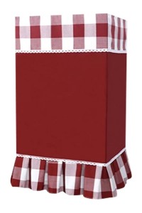 Design Safe Cover Cover Home Shelf Cover Cover Checkered Fabric Bookshelf Dust Cover Audio Cover Cover SPS002 detail view-22